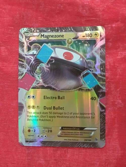 Pokemon Magnezone EX Holo Card