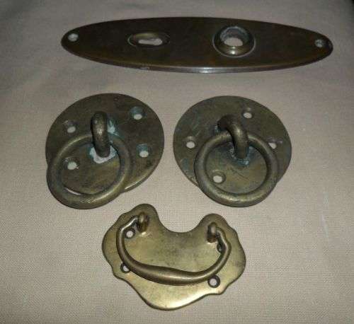 VINTAGE HEAVY BRASS HANDLES