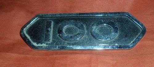 VINTAGE METAL CAR BADGE