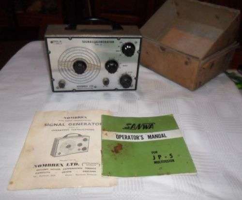 VINTAGE NOMBREX NO 27 SIGNAL GENERATOR PLUS MANUAL