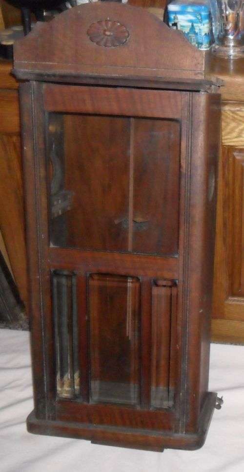 ANTIQUE CLOCK BOX -IN  NEED OF  RESTORATION