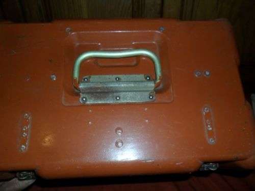 VINTAGE FIELD INSTRUMENT BAKELITE CASE - HINGES SPRING LOADED- MILITARY?