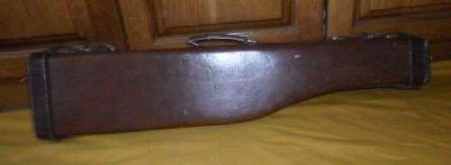 VINTAGE LEG OF MUTTON SHOTGUN LEATHER CASE