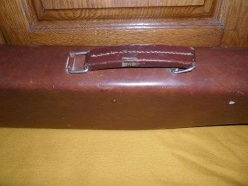 VINTAGE LEG OF MUTTON SHOTGUN LEATHER CASE