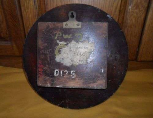 OLD SOUTH AFRICAN POST  OFFICE WALL CLOCK -36CM DIAMETER