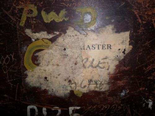 OLD SOUTH AFRICAN POST  OFFICE WALL CLOCK -36CM DIAMETER