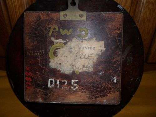 OLD SOUTH AFRICAN POST  OFFICE WALL CLOCK -36CM DIAMETER