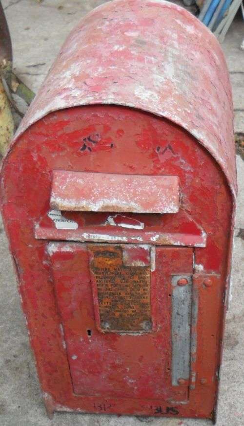 VINTAGE SOUTH AFRICAN POST BOX-  63CM X 38CM X 30.5CM