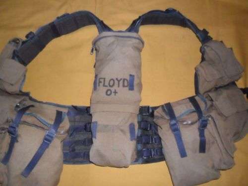 SOUTH AFRICAN ARMY BATTLE JACKET \WEBBING 80'S