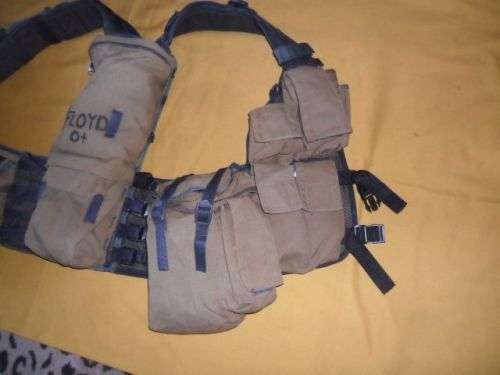 SOUTH AFRICAN ARMY BATTLE JACKET \WEBBING 80'S