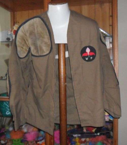 S.A DEFENSE FORCE  SERVICE SHOOT \  DIENS SKIET  W.P. JACKET WITH ITS BADGES