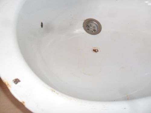 VINTAGE  ENAMEL WASH BASIN \SINK \HAND BASIN \BATHROOM BASIN