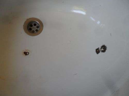 VINTAGE  ENAMEL WASH BASIN \SINK \HAND BASIN \BATHROOM BASIN