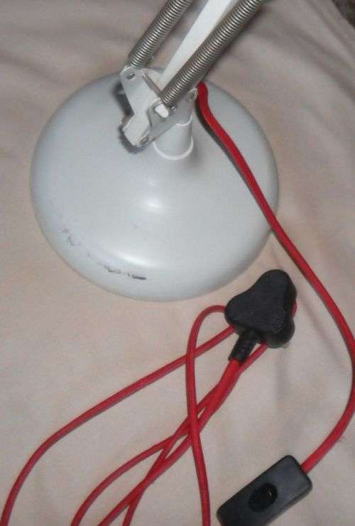 HEAVY BASED ANGLE POISE DESK LAMP