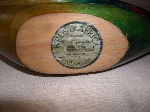 LARGE BIRDS OF AFRICA  KNYSNA LOURIE