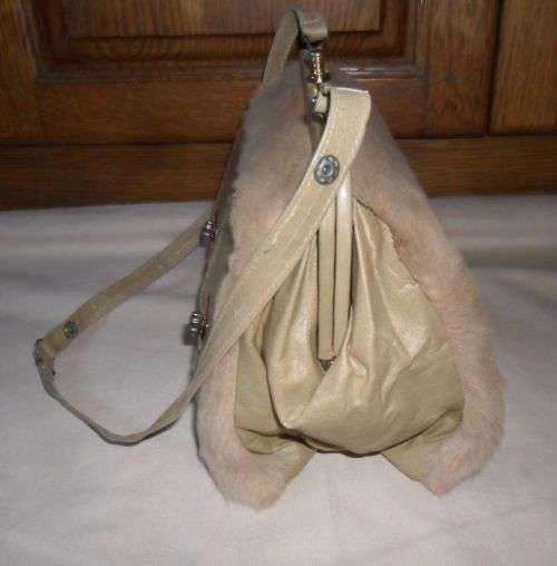 VINTAGE 1960'S LISPER GENUINE KANGAROO FUR BAG