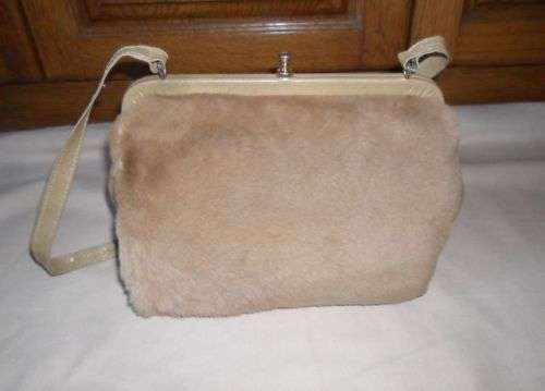 VINTAGE 1960'S LISPER GENUINE KANGAROO FUR BAG
