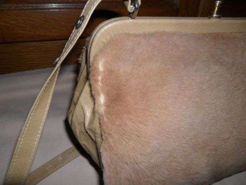 VINTAGE 1960'S LISPER GENUINE KANGAROO FUR BAG