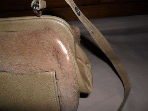 VINTAGE 1960'S LISPER GENUINE KANGAROO FUR BAG