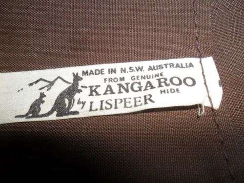 VINTAGE 1960'S LISPER GENUINE KANGAROO FUR BAG