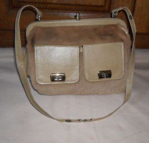 VINTAGE 1960'S LISPER GENUINE KANGAROO FUR BAG