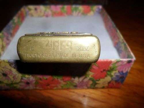 BRASS  ARIES ZIPPO LIGHTER