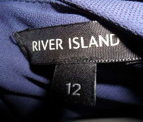 RIVER ISLAND  NAVY DRESS SIZE 12