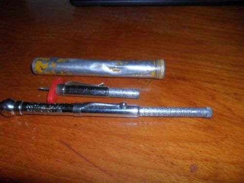 VINTAGE DUNLOP TYRE PRESSURE GAUGE PLUS TYRE TREAD DEPTH GAUGE