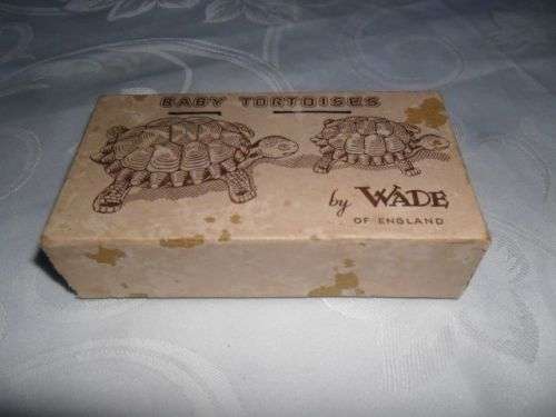 A PAIR OF WADE BABY TORTOISES  BOXED