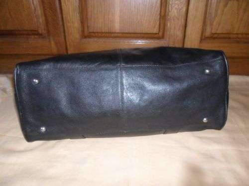 LARGE GENUINE LEATHER SHOPPER  \OVERNIGHT BAG BY RENAISSANCE