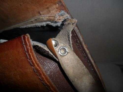 3 LEATHER BAGS DAMAGED  AS IS-ONE BID TAKES ALL