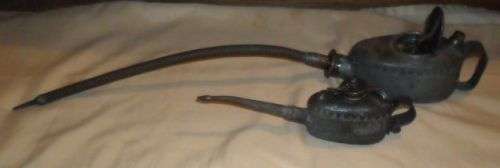 2 x VINTAGE OIL CANS KAYES 1\3 PINT PLUS 1\2 PINT