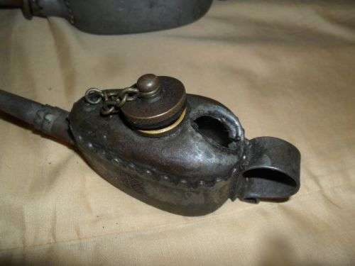 2 x VINTAGE OIL CANS KAYES 1\3 PINT PLUS 1\2 PINT