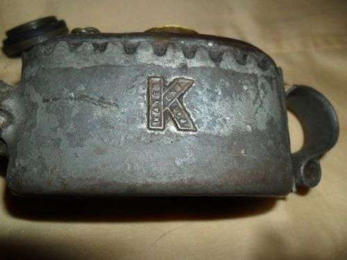 2 x VINTAGE OIL CANS KAYES 1\3 PINT PLUS 1\2 PINT