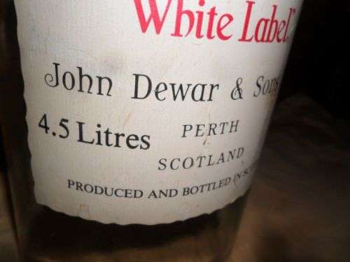 4.5 LITRE DEWAR GLASS BOTTLE PLUS CORK