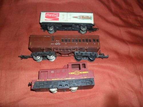 VINTAGE SAR\SAS OLD STYLE SUBURBAN TRAIN SET -LIMA ITALY