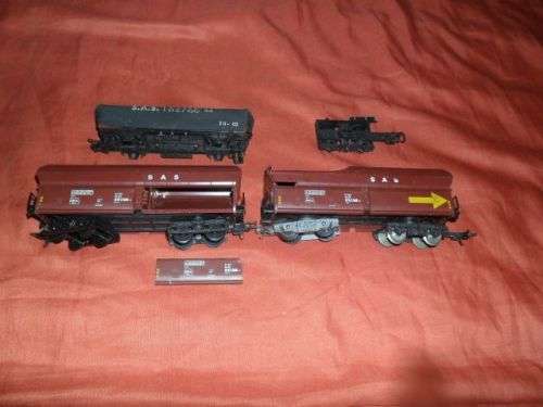VINTAGE SAR\SAS OLD STYLE SUBURBAN TRAIN SET -LIMA ITALY