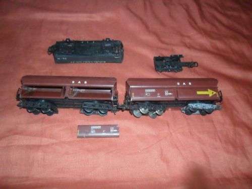 VINTAGE SAR\SAS OLD STYLE SUBURBAN TRAIN SET -LIMA ITALY