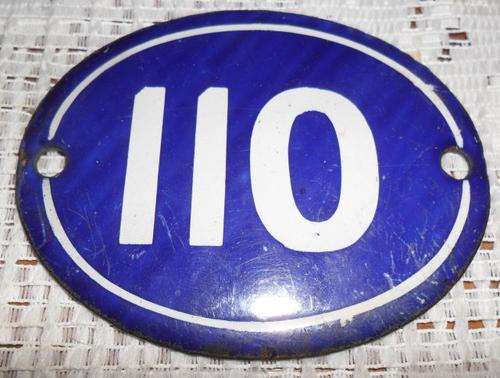 ENAMEL NUMBER 110