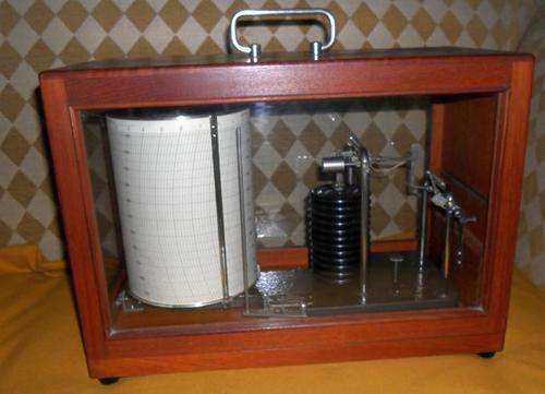 ANTIQUE BAROGRAPH BAROMETER - R FUESS BERLIN STEGLITZ