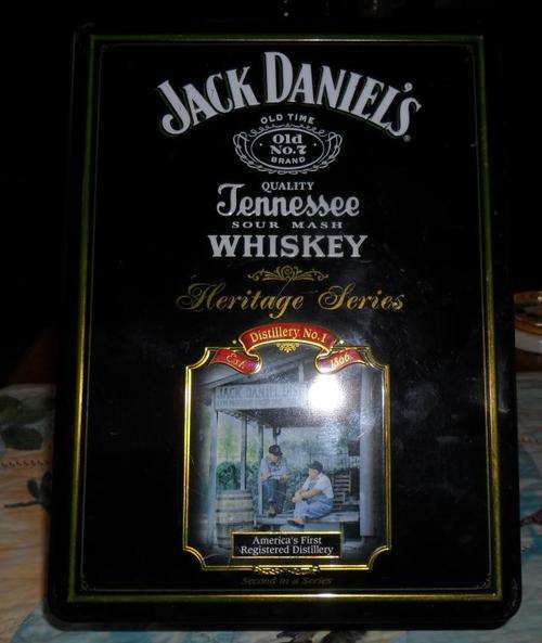 JACK DANIELS HERITAGE COLLECTION DOUBLE TIN
