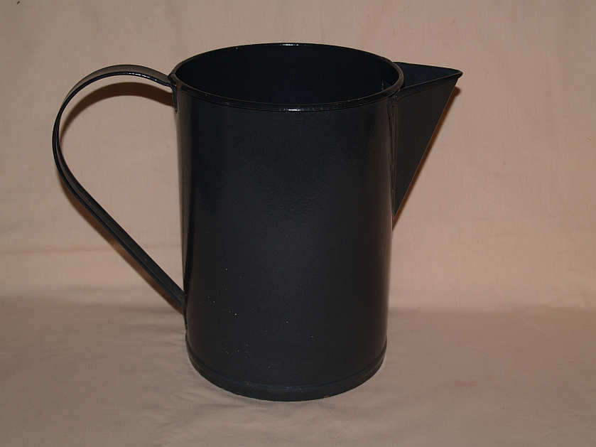 GREY METAL JUG -  OLD  POST OFFICE