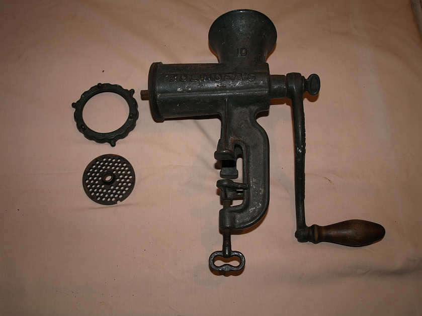 OLD BOLINDERS NO. 10 MINCER - MADE IN SWEDEN