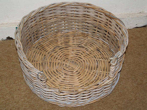 OLD CANE  DOG BASKET
