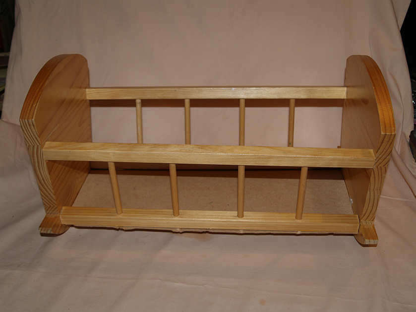 PINE CRADLE FOR LARGE DOLL
