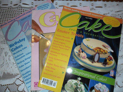 3 X CAKE DECORATING MAGAZINES