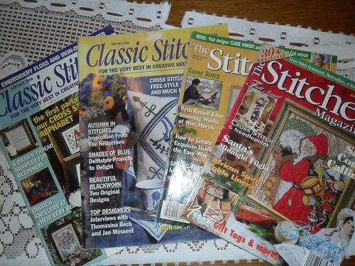 4 X CROSS STITCH  MAGAZINES