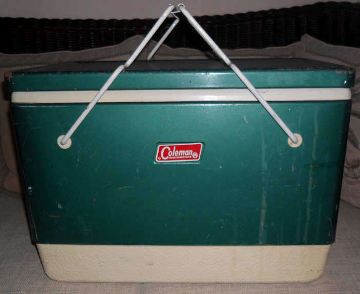 OLD COLEMAN COOLER BOX