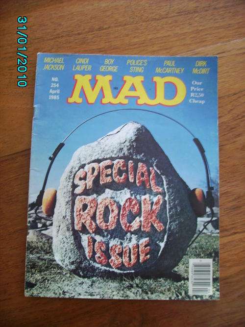 MAD Magazine No 254 April 1985 SPECIAL ROCK ISSUE