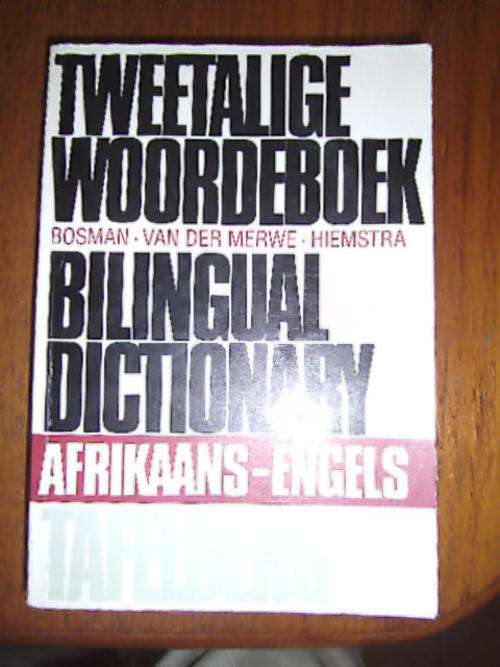 TWEETALIGE WOORDEBOEK AFRIKAANS - ENGELS (S/C)